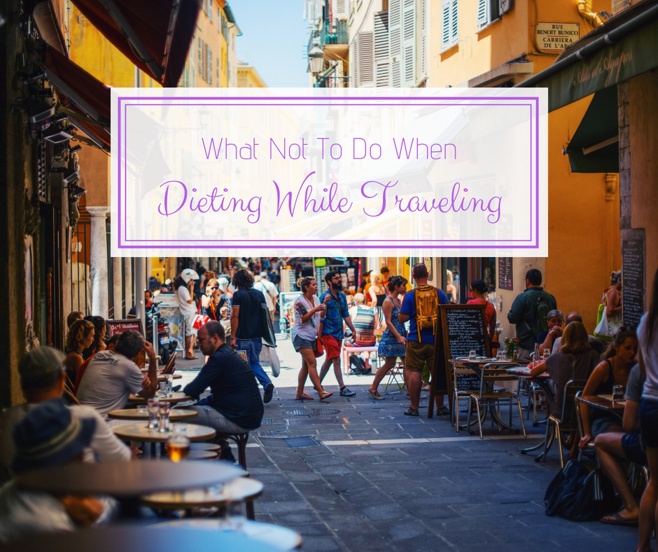 Dieting while traveling can be difficult. In this post, we offer tips to help you stay on track even while you're away from home.