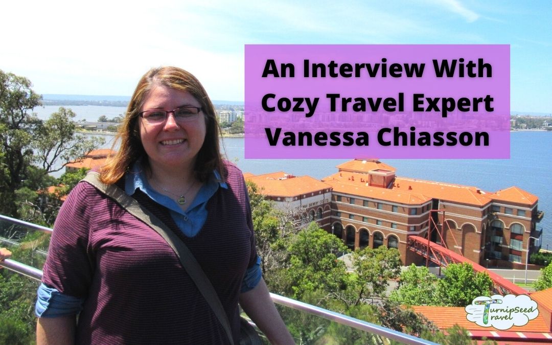 Get to know cozy travel expert Vanessa Chiasson. Learn about what inspired her love of travel, travel mishaps, and her favorite meal!