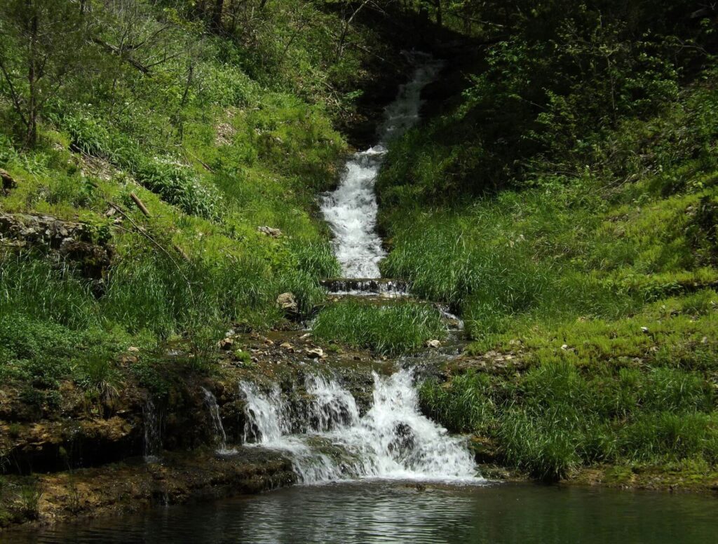 waterfall near Branson