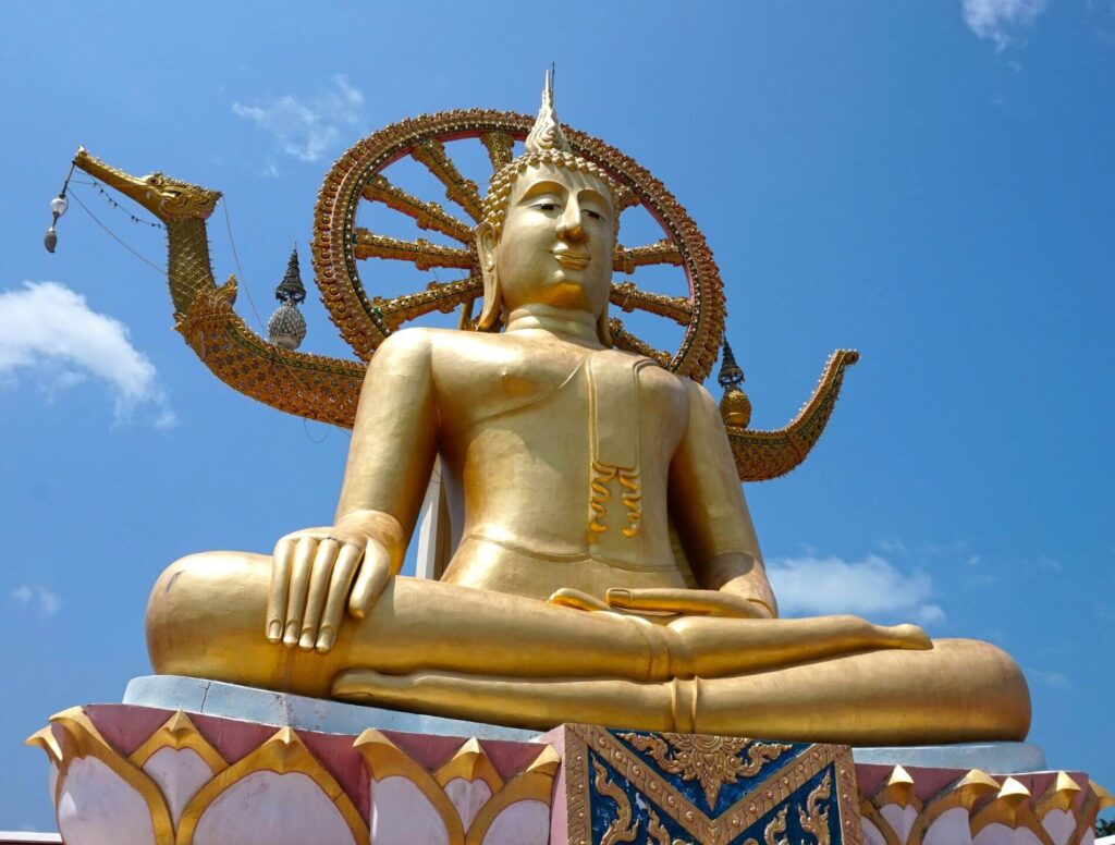 Temple statue in Koh Samui