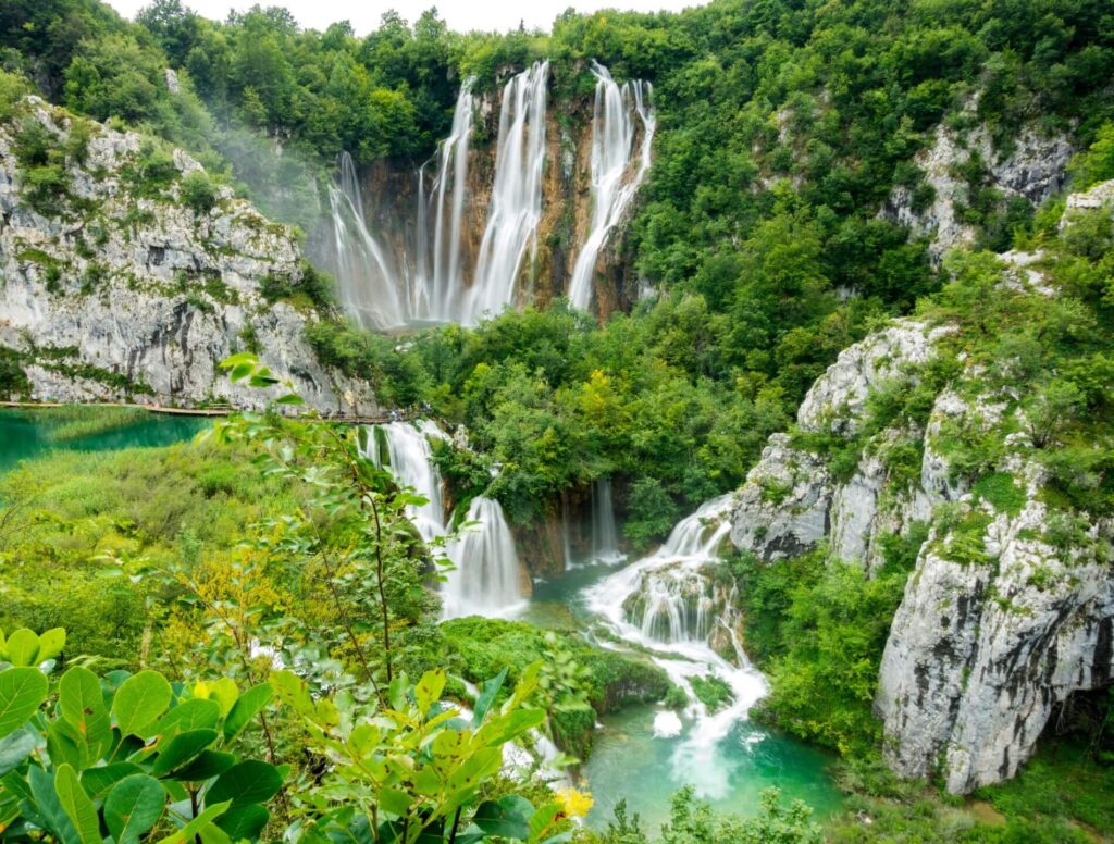 waterfalls in Plitvice