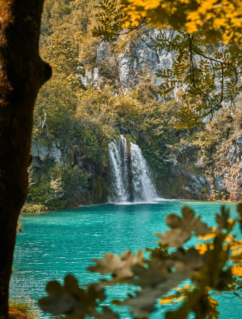 waterfall in Plitvice