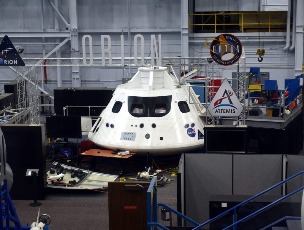 space equipment at Houston Space Center
