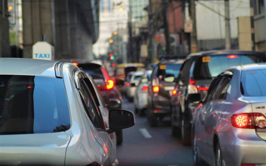 Weaving through traffic may seem like a good idea. However, studies show it hardly makes a difference time-wise and can lead to accidents.